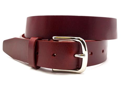 burgundy belt